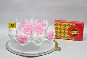 Eggless Vanilla Cake [500 G]