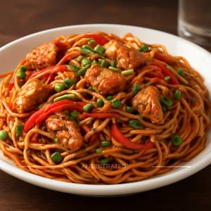 Chicken Schezwan Noddles