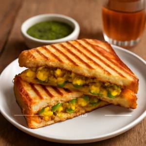 Masala Potato Sandwich                             