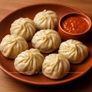 Chicken Steamed Momos (8 Pieces)