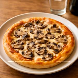 Mushroom Pizza 7 Inch