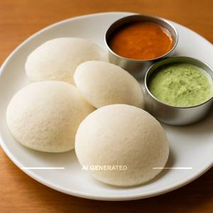 Plain idli