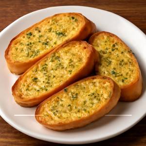 Plain garlic bread
