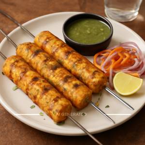 Paneer Seekh Kebab