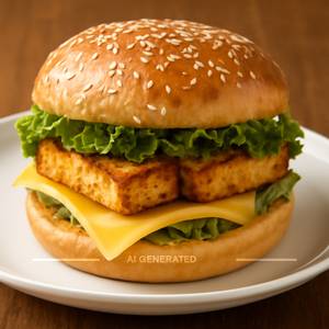 Paneer Cheese Burger