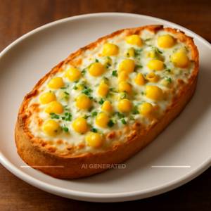 Cheese Corn Garlic Bread