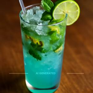 Blue Lagoon Mojito
