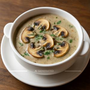 Veg Mushroom Soup 