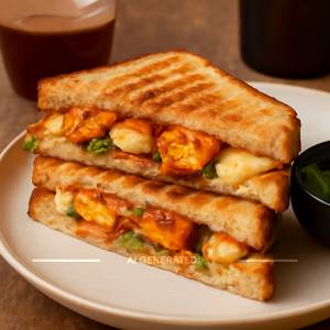 Paneer Tikka Cheese Sandwich