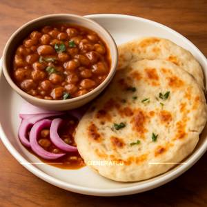 Chole Kulche (Chole + 2 Kulche)