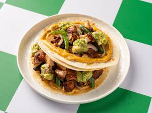 Blackened Chicken Fajita Street Tacos