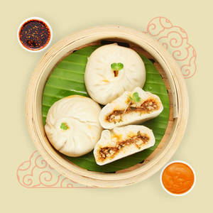 Spicy Tofu Bao (Vegan) [3 Pcs]