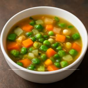 Veg. clear soup
