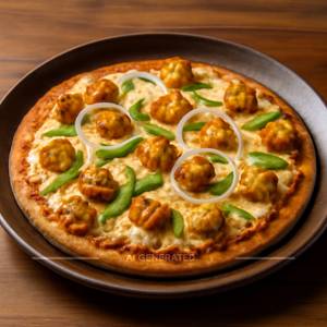 Paneer Achari Pizza