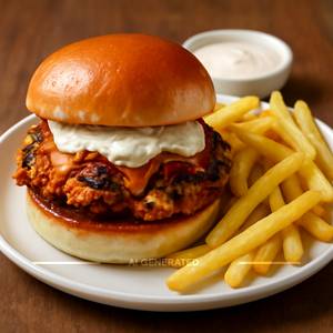 Smashed Chicken Burger