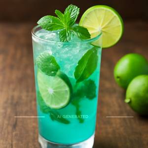 Blue Lagoon Mojito