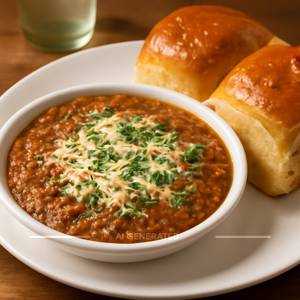Masala Cheese Pav Bhaji