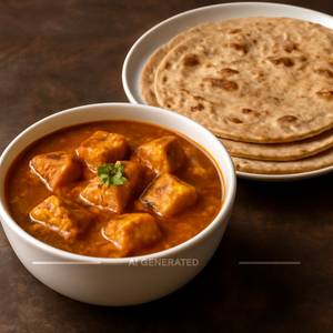 Half Shai Paneer+3plain Roti