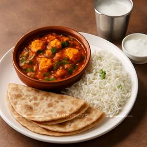 Kadai Paneer Meal