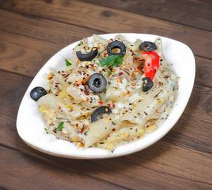 Alferdo pasta white sauce veg