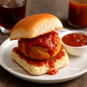 Schezwan vada pav