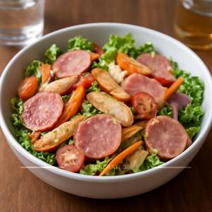 Chicken Salami Salad