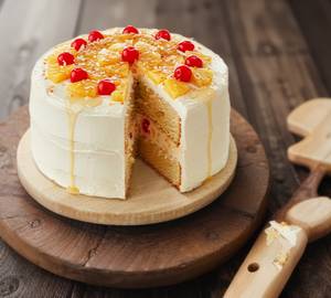 Eggless pineapple cake [500 grams]