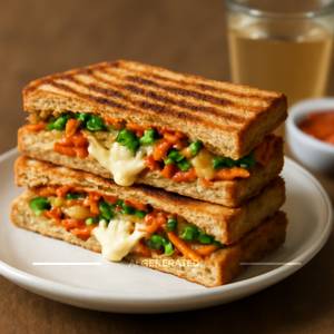 Veg Grilled Cheese Sandwich