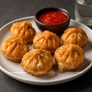 Chicken Cheese Fried Momos