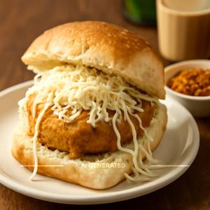 Cheese vada pav