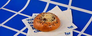 Mushroom Onion Bagel