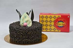 Eggless Chocolate Chocochip Cake [500 G]