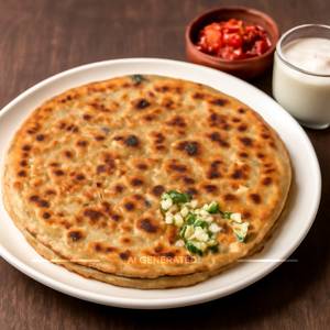 Paneer Onion Paratha