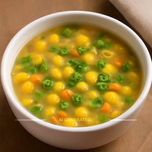 Veg sweet corn soup