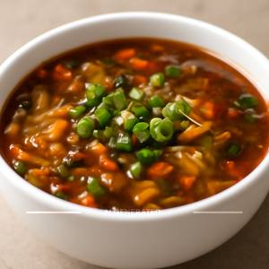 Veg hot and sour soup