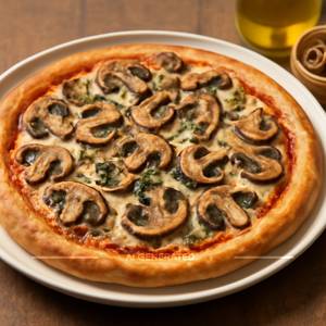 Mushroom pizza
