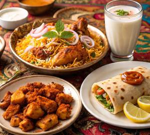 Jumbo Chicken Thali