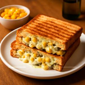 Cheese corn sandwich
