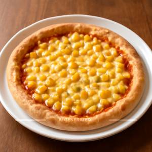 Sweet corn pizza