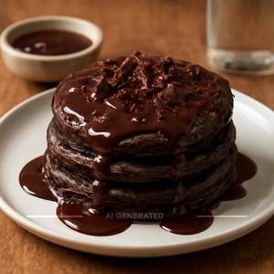 Dark chocolate pancake                                                             