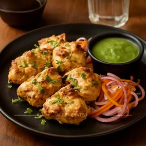 Chicken garlic tikka