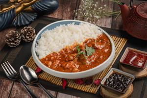 Indonesian  Rendang Chicken Curry Rice Bowl