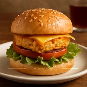 Paneer cheese burger