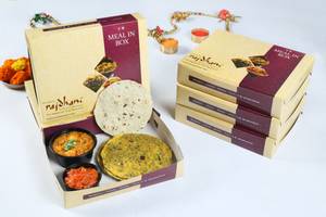 4 Boxes - Methi Thepla And Batata Nu Shaak Combo