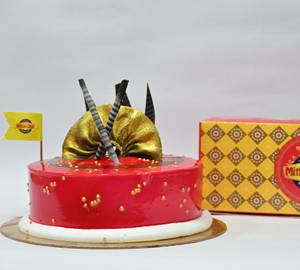 Eggless Strawberry Cake [500 G]