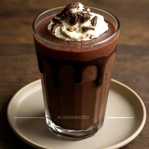 Dark bournville thickshake