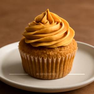 Butterscotch cupcake