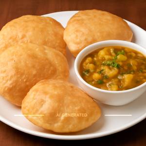 Puri bhaji 4 puri
