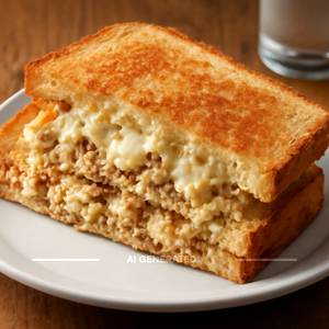 Chicken Cheese Toast
