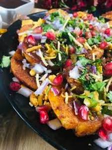 Jain Special Fried Masala Aloo Chaat